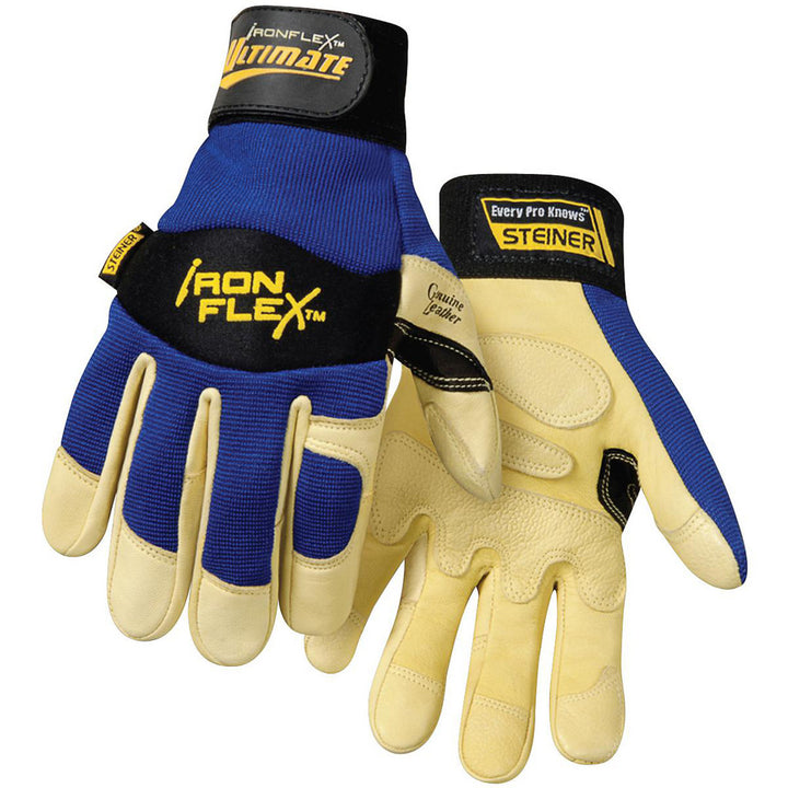2X-Large Black; Natural Field Work Gloves - Steiner 0914-2X