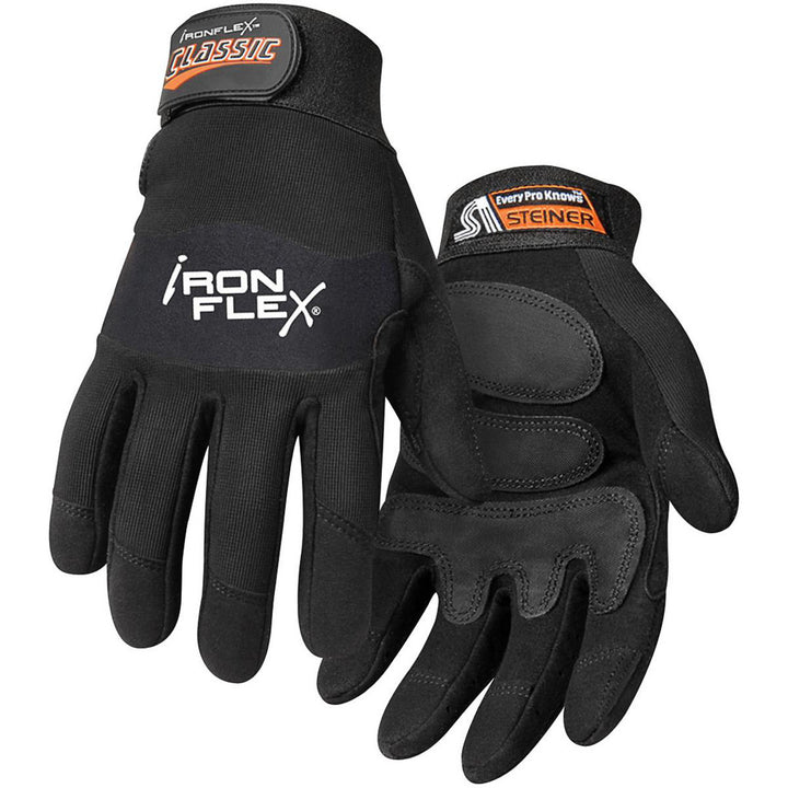 Large Black Field Work Gloves - Steiner 0961-L