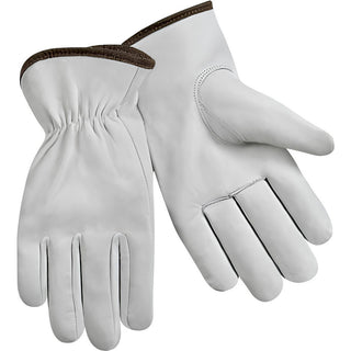 Small Tan; Natural Goatskin Leather Drivers Gloves - Steiner 0200-S