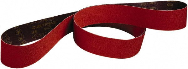 3-1/2 x 15-1/2" 60-Grit Ceramic Belt - 3M 7100093314