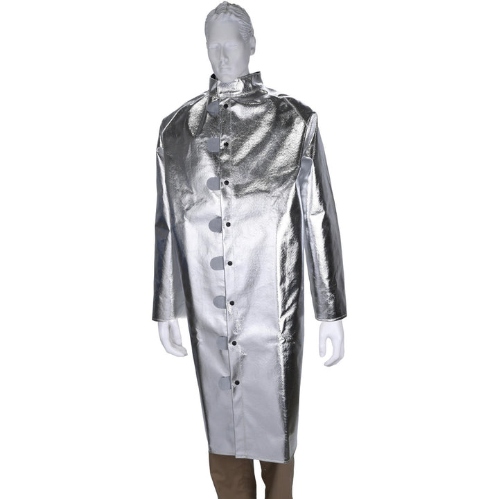 3X-Large Black; Silver; Yellow Aluminized; Flame-Resistant; Flame-Retardant Protective Garment - PRO-SAFE AL07-CK-503XL