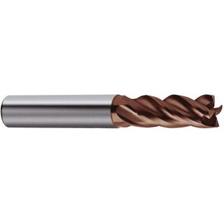 1/4" 4-Flute Solid Carbide Corner Radius End Mill, nano-Si - Guhring 9067590063560