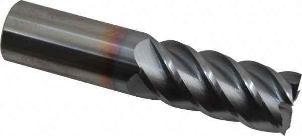 7/8" 5-Flute Solid Carbide Square End Mill, TiCN - Accupro 2500289