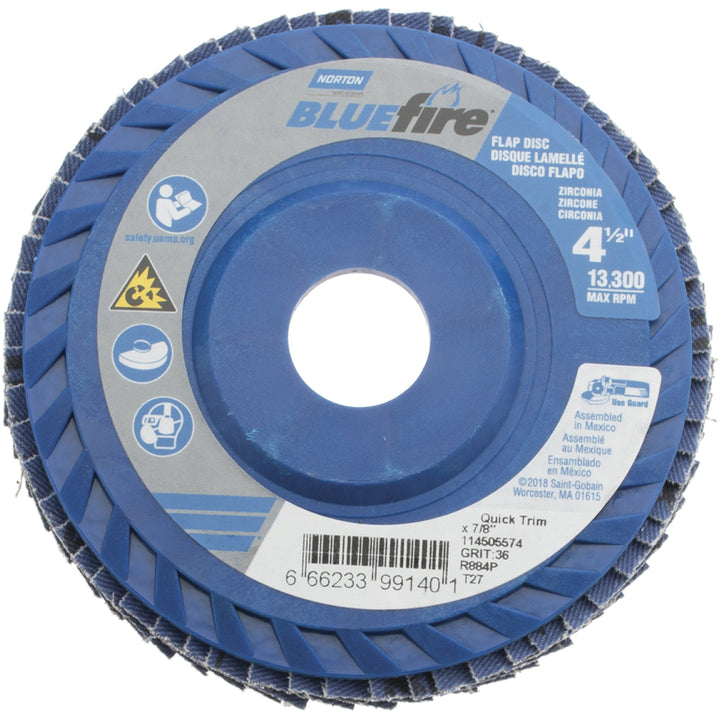 4-1/2" 36-Grit Zirconia Alumina Disc - Norton 66623399140