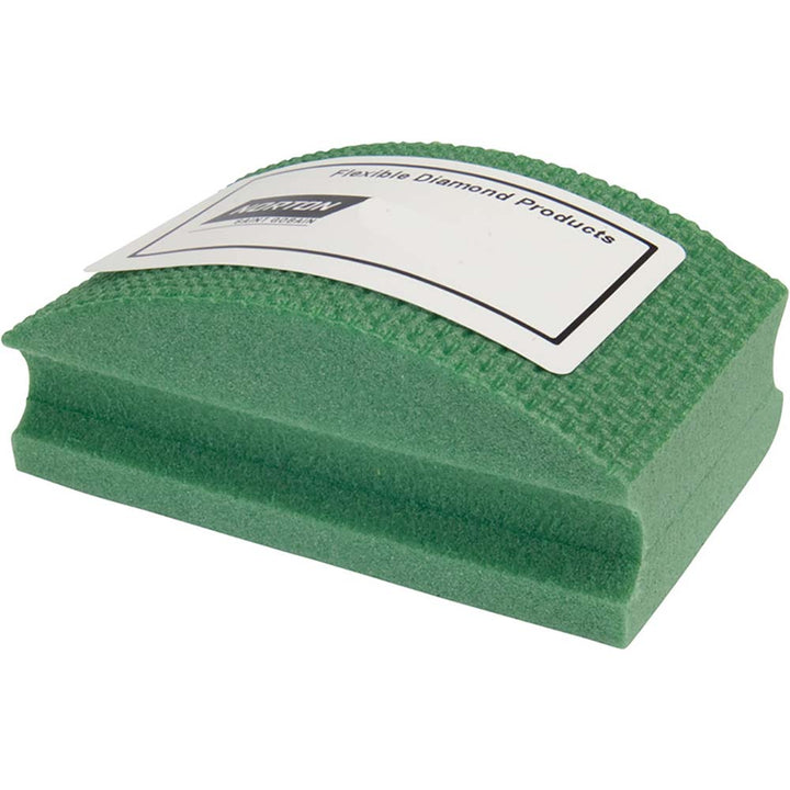 2-1/8" 60-Grit Diamond Pads & Sponge - Norton 69014121517