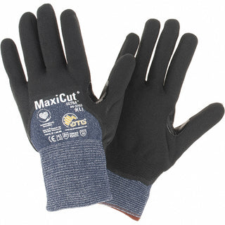 Large Blue Engineered Yarn Cut-Resistant Gloves - ATG 44-3755/L