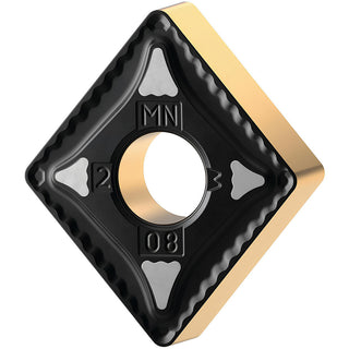 CNMG090304MN Carbide Insert, Grade KCP25C, TiN - Kennametal 7026378