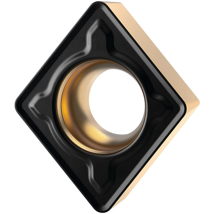 CCMT120408MF Carbide Insert, Grade KCP25C, TiN - Kennametal 7026539