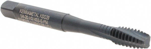 1/4-20 UNC Powdered Metal Tap, Multi-layer - Kennametal 5708276