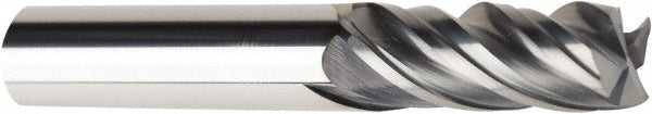 0.3750" 4-Flute Solid Carbide Single End Mill, AlCrN - American Tool Service 641-3750