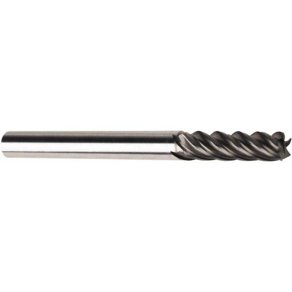 0.1875" 5-Flute Solid Carbide Single End Mill, AlCrN - American Tool Service 710-1875