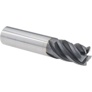 1/2" 5-Flute Solid Carbide Corner Radius End Mill, AlCrN - American Tool Service 560-5000-030
