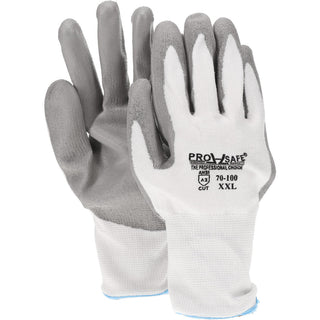 2X-Large Gray; White Dyneema Cut-Resistant Gloves - PRO-SAFE 70-100-XXL