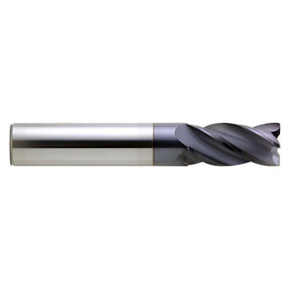1/2" 4-Flute Solid Carbide Corner Radius End Mill, nACo - Melin Tool 10025