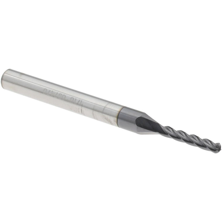 1/16" 4-Flute Solid Carbide Ball End Mill, AlTiN - Melin Tool 59528