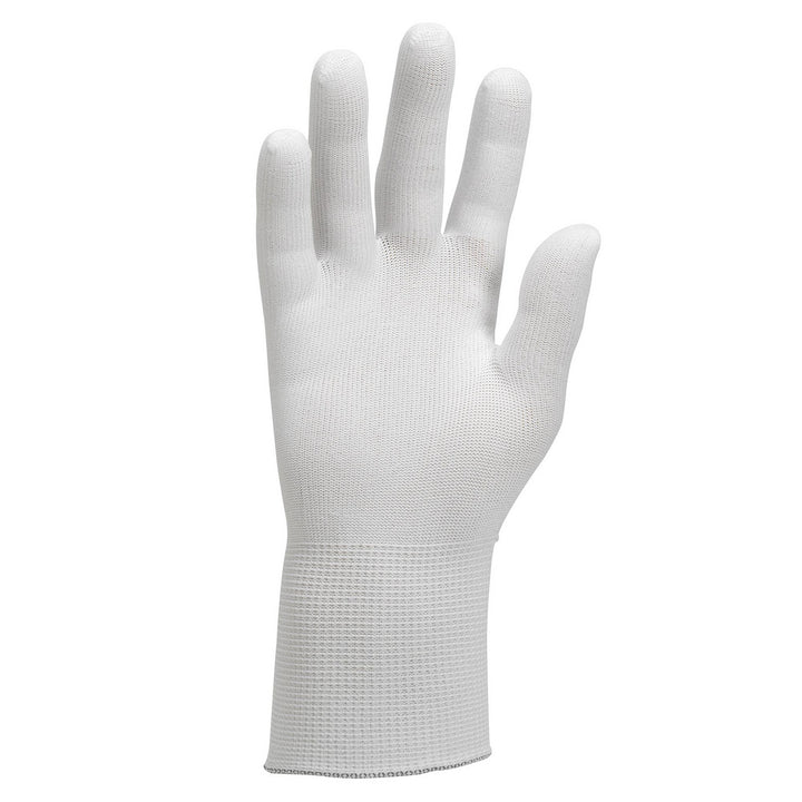 Medium White Nylon Blend Field Work Gloves - KleenGuard 38718