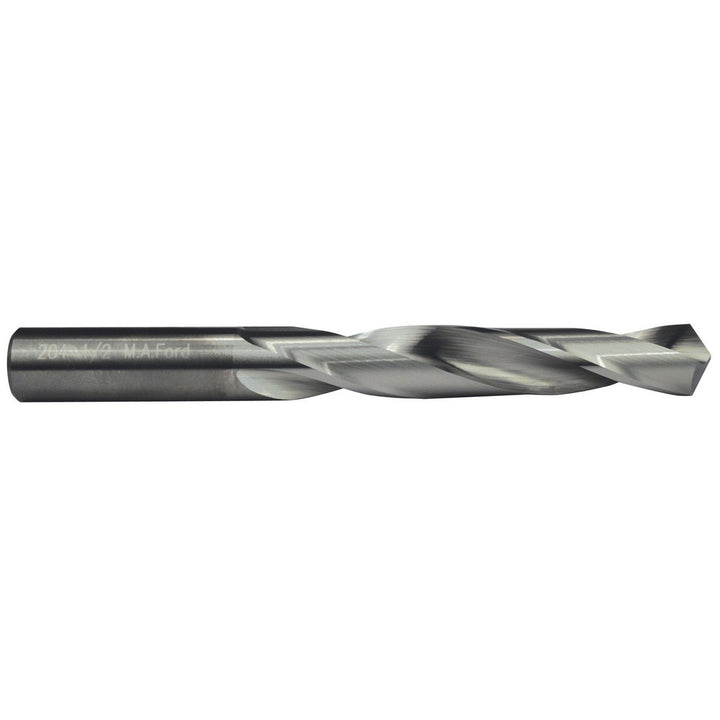 #30 Solid Carbide Drill Bit, AlTiN, 118° point - M.A. Ford. 20412850A