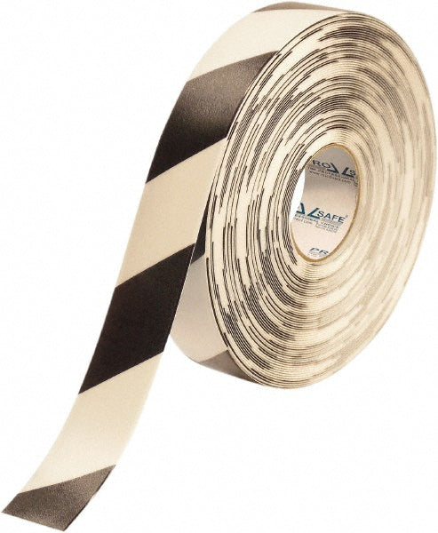 Black; White Safety Tape - PRO-SAFE 30-PRO-2RWCHV