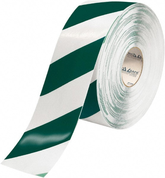 Green; White Safety Tape - PRO-SAFE 30-PRO-4RWCHVG