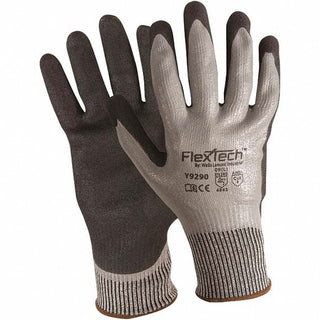 Medium Black; Gray HPPE; Knit Cut, Puncture & Abrasion-Resistant Gloves - Wells Lamont Y9290M