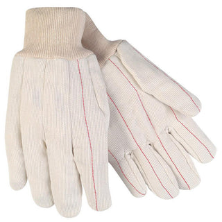 Large White Cotton; Polyester General Purpose Gloves - MCR Safety 9018CDPC