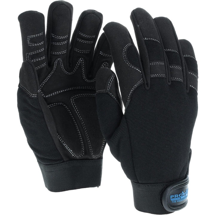 Small Black Synthetic Leather General Gloves - PRO-SAFE GLA-M1-S
