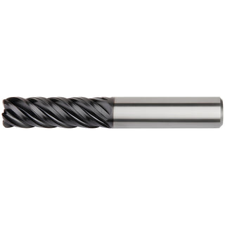 1/2" 5-Flute Solid Carbide Corner Radius End Mill, AlTiN - Kennametal 5059672