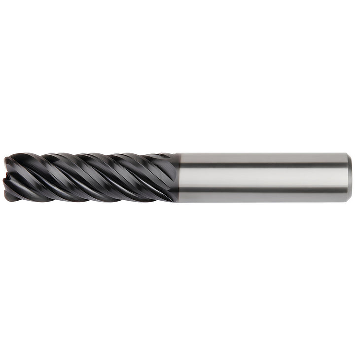 1/2" 5-Flute Solid Carbide Corner Radius End Mill, AlTiN - Kennametal 5059672