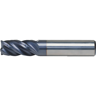 1" 4; 4; 4; 4-Flute Solid Carbide Corner Radius & Corner Chamfer End Mill, AlTiN - Kennametal 4067313