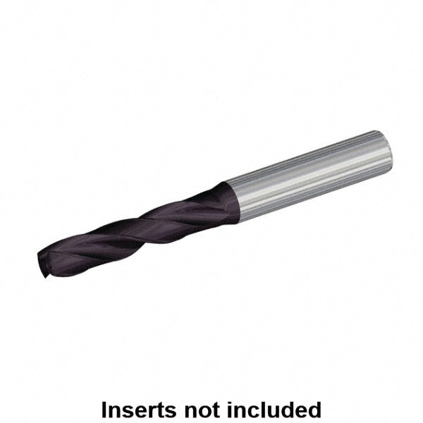 0.3701" Solid Carbide Drill Bit, TiAlN, 140° point - Kennametal 2408209