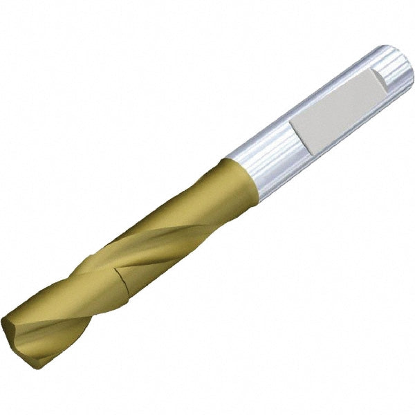 0.4331" Solid Carbide Stub Drill Bit, TiN, 140° point - Kennametal 4151447