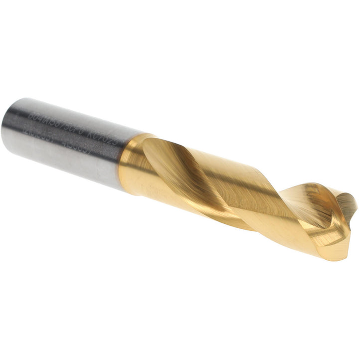 5/8" Solid Carbide Stub Drill Bit, TiN, 140° point - Kennametal 4150357
