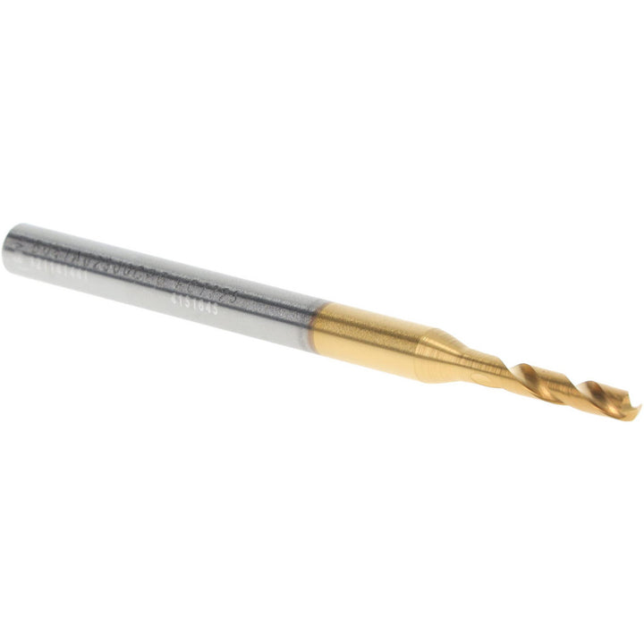 0.0906" Solid Carbide Stub Drill Bit, TiN, 140° point - Kennametal 4151645