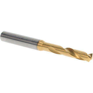Letter G Solid Carbide Stub Drill Bit, TiN, 140° point - Kennametal 4150235