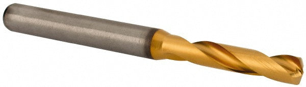 0.1969" Solid Carbide Stub Drill Bit, TiN, 140° point - Kennametal 4150210