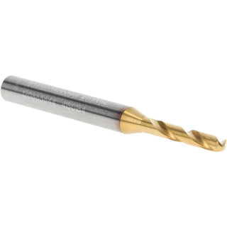 0.1378" Solid Carbide Stub Drill Bit, TiN, 140° point - Kennametal 4150184