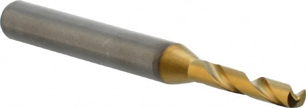 #29 Solid Carbide Stub Drill Bit, TiN, 140° point - Kennametal 4150183