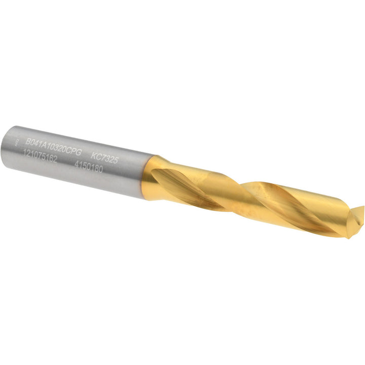 13/32" Solid Carbide Stub Drill Bit, TiN, 140° point - Kennametal 4150180