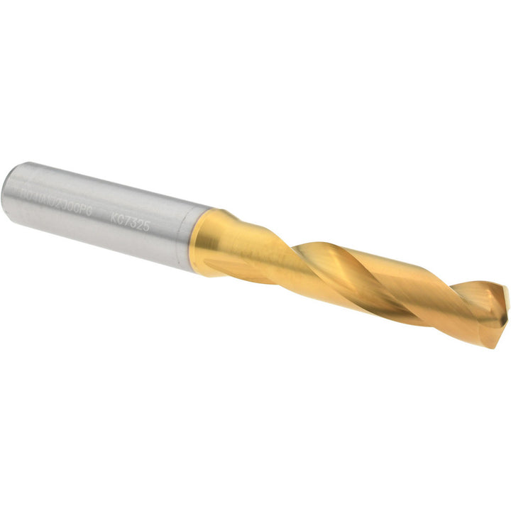 0.4016" Solid Carbide Stub Drill Bit, TiN, 140° point - Kennametal 4150178