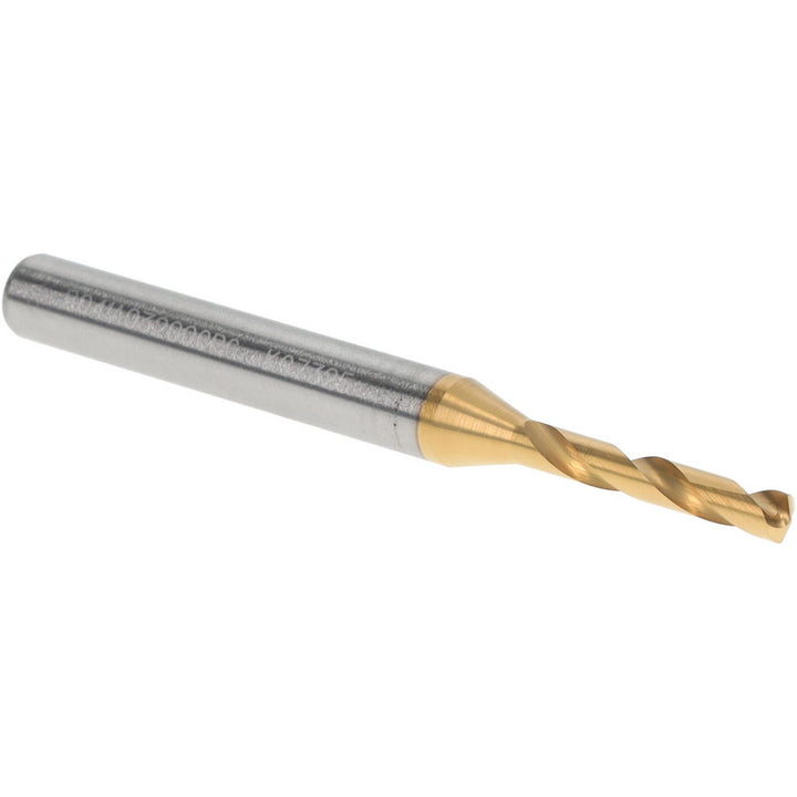 0.1260" Solid Carbide Screw Machine Drill Bit, TiN, 140° point - Kennametal 4150159