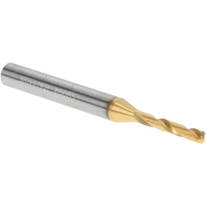 0.1181" Solid Carbide Screw Machine Drill Bit, TiN, 140° point - Kennametal 4150155