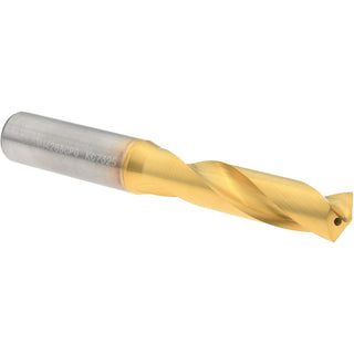 9/16" Solid Carbide Stub Drill Bit, TiN, 140° point - Kennametal 4151254