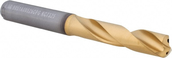3/8" Solid Carbide Stub Drill Bit, TiN, 140° point - Kennametal 4151196