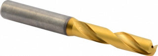 11/32" Solid Carbide Stub Drill Bit, TiN, 140° point - Kennametal 4151185