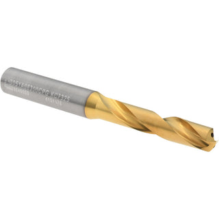 0.3268" Solid Carbide Stub Drill Bit, TiN, 140° point - Kennametal 4151178