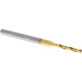 0.0945" Solid Carbide Stub Drill Bit, TiN, 140° point - Kennametal 4148844