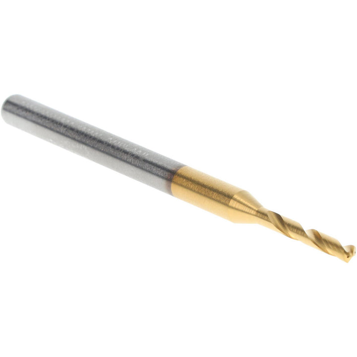 0.0827" Solid Carbide Stub Drill Bit, TiN, 140° point - Kennametal 4148810