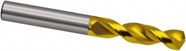 1/16" Powdered Metal Stub Drill Bit, Coated, 130° point - Guhring 9055210016000