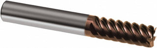 1/4" 6-Flute Solid Carbide Corner Radius & Corner Chamfer End Mill, nano-Si - Guhring 9030840063500