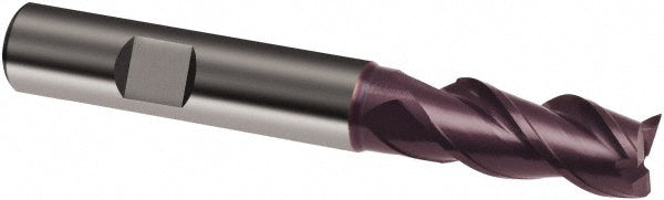 0.1575" 3-Flute Solid Carbide Corner Radius & Corner Chamfer End Mill, FIREX - Guhring 9038920040000